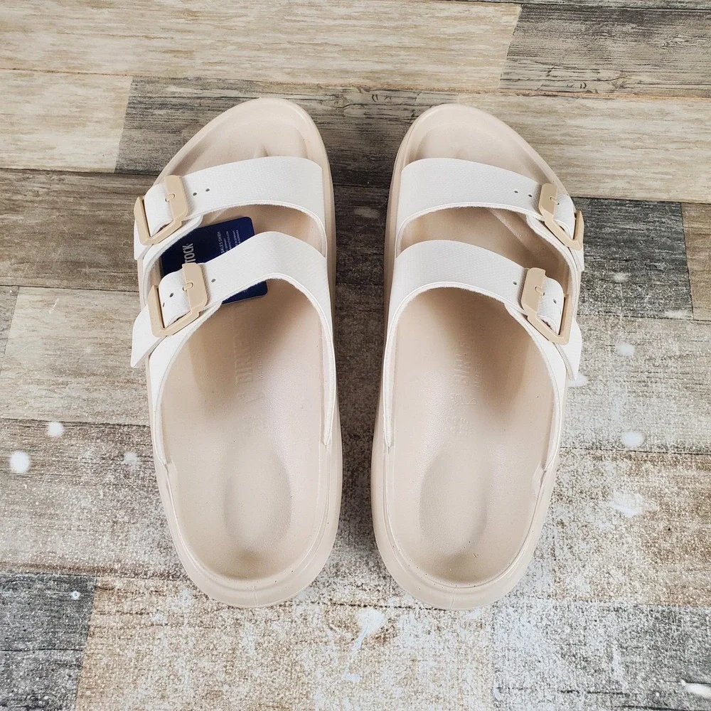 Birkenstock Mogami Terra Stealth 2-Strap Mens Sandals Sz 11 Apex Eggshell
